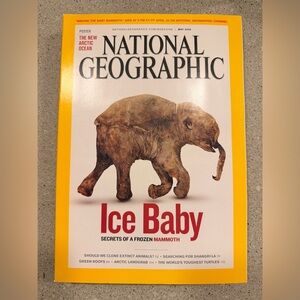 National Geographic Yellow and Brown Mammoth Cover